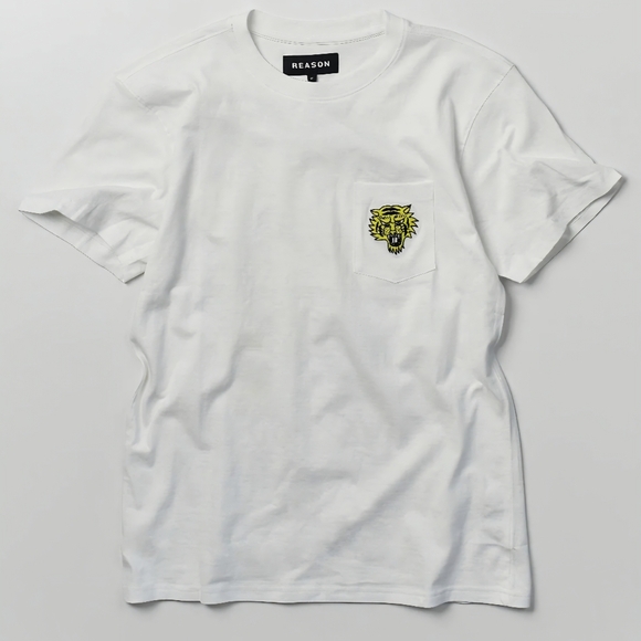 Reason Brand Pave Your Own Path Graphic Short Sleeve White Tee XLarge NWT 2724BA - Picture 1 of 8